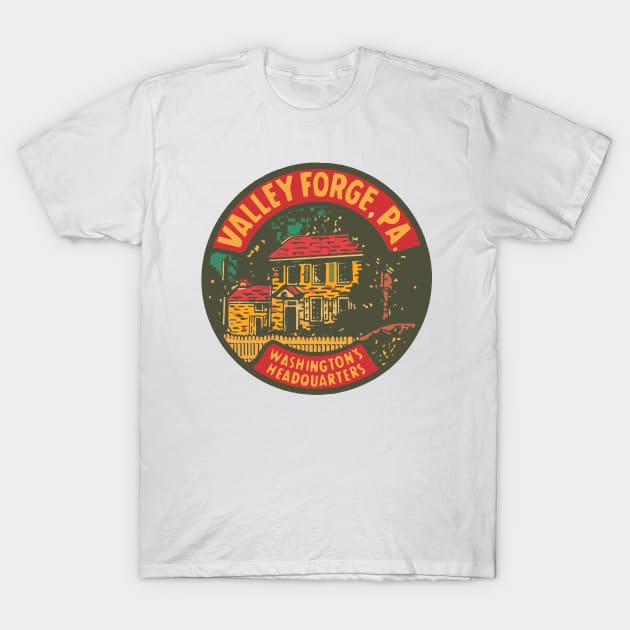 Vintage Valley Forge Decal T-Shirt by ZSONN